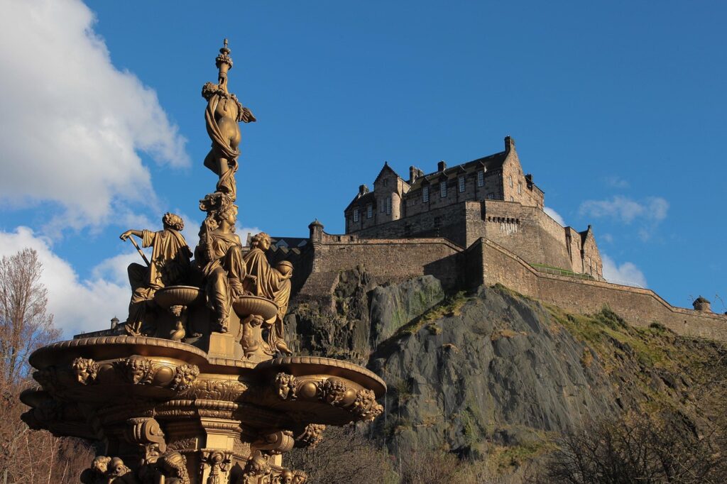 edinburgh, castle, fontana, edinburgh, edinburgh, edinburgh, edinburgh, edinburgh