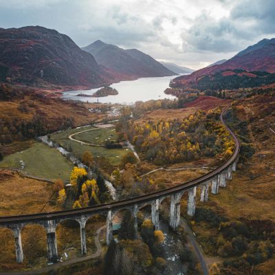 Beautiful one day tour from Edinburgh to the Glenfinnan Viaduct, home to the Hogwarts Express from Harry Potter, aka the Jacobite Train